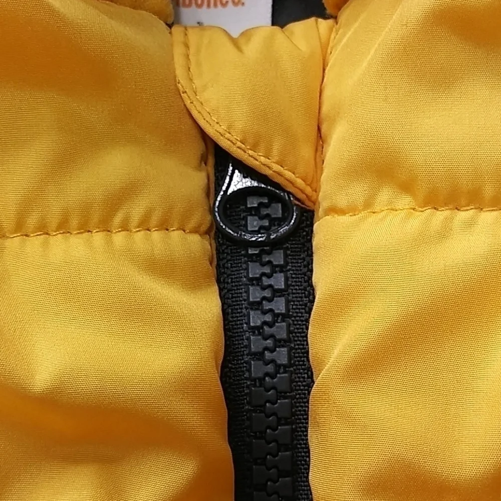 Gymboree Yellow‎ Bear Hooded Puffer Vest